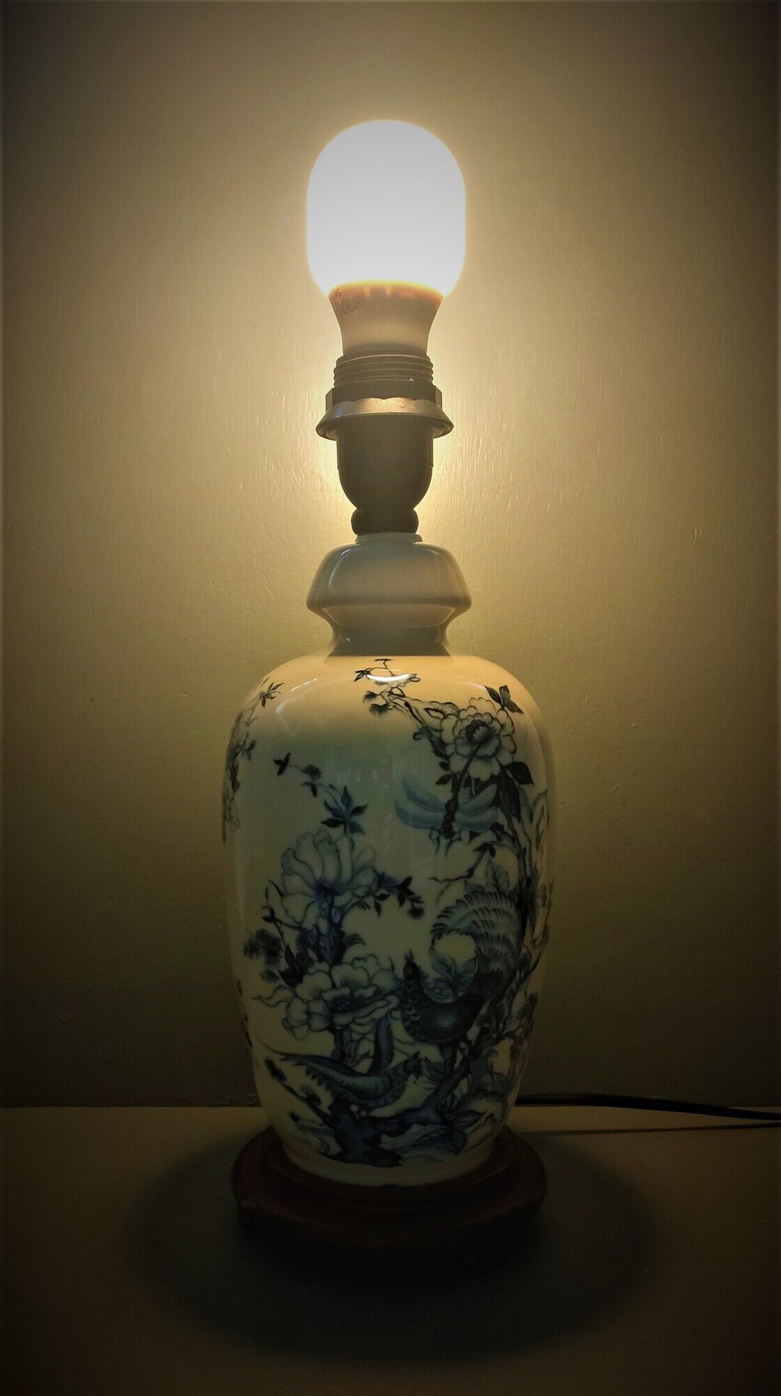 Tetras Lamp Foot - China - XXth - A lustro (ceramic)