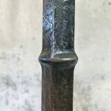 Brutalist wrought iron floor lamp