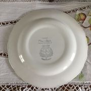 6 vintage dessert plates, Salins France