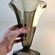 Art Deco tulip vase in smoked glass – Czechoslovak elegance 🇨🇿