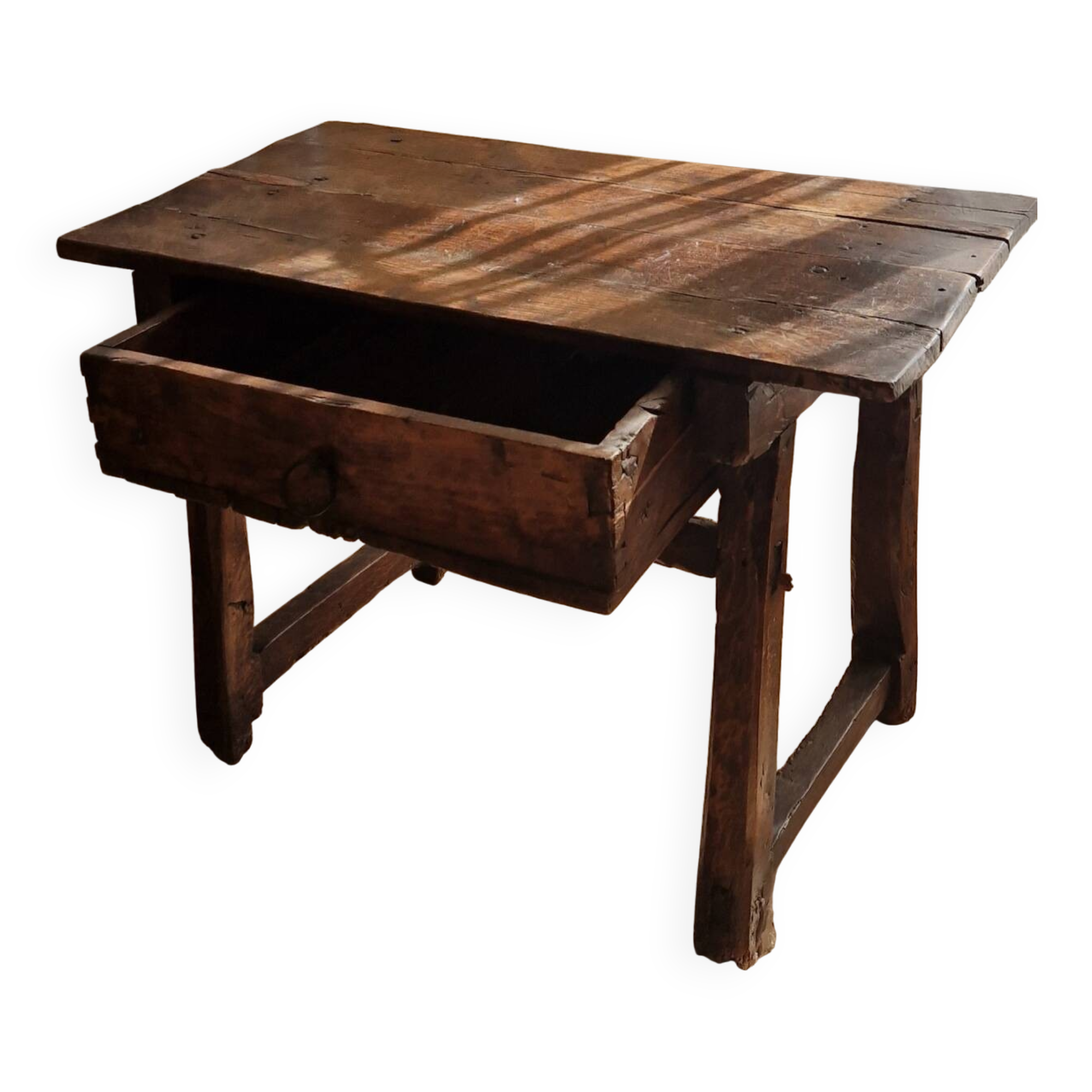 Rustic wooden desk