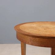 Antique Art Deco coffee table in exotic wood from the 19th century.