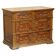 17th Century Antique Oak Commode with Two Rows of Drawers