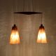 Suspension en teck et sisal par Temde