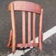 Vintage wooden antique office chair