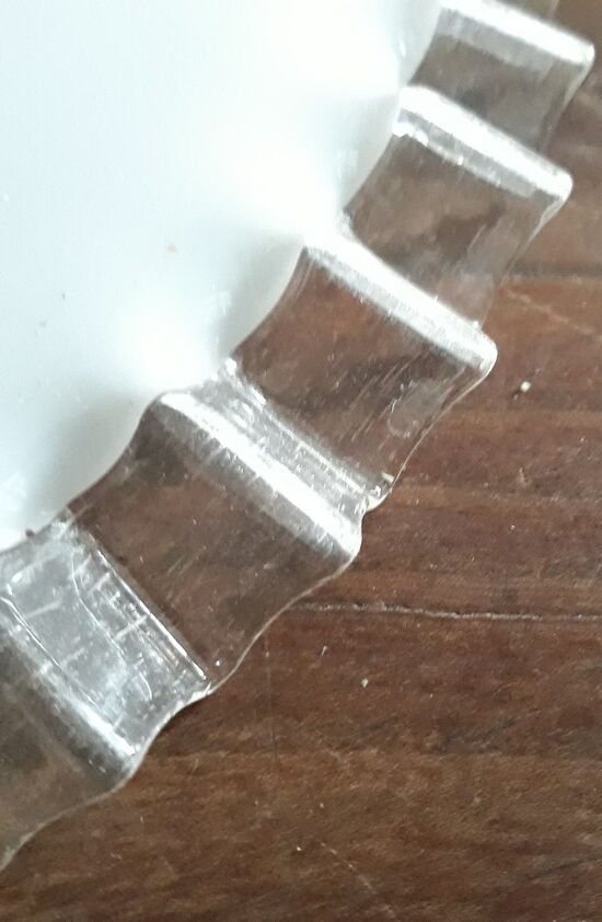 White opaline shade lace