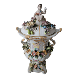 Rococo vase with lid