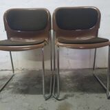 Pair of Drabert chairs designed by Gerd Lange