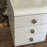White laqué desk, year 70