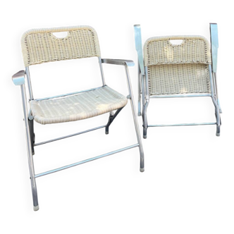 Chaises pliantes italiennes 1960
