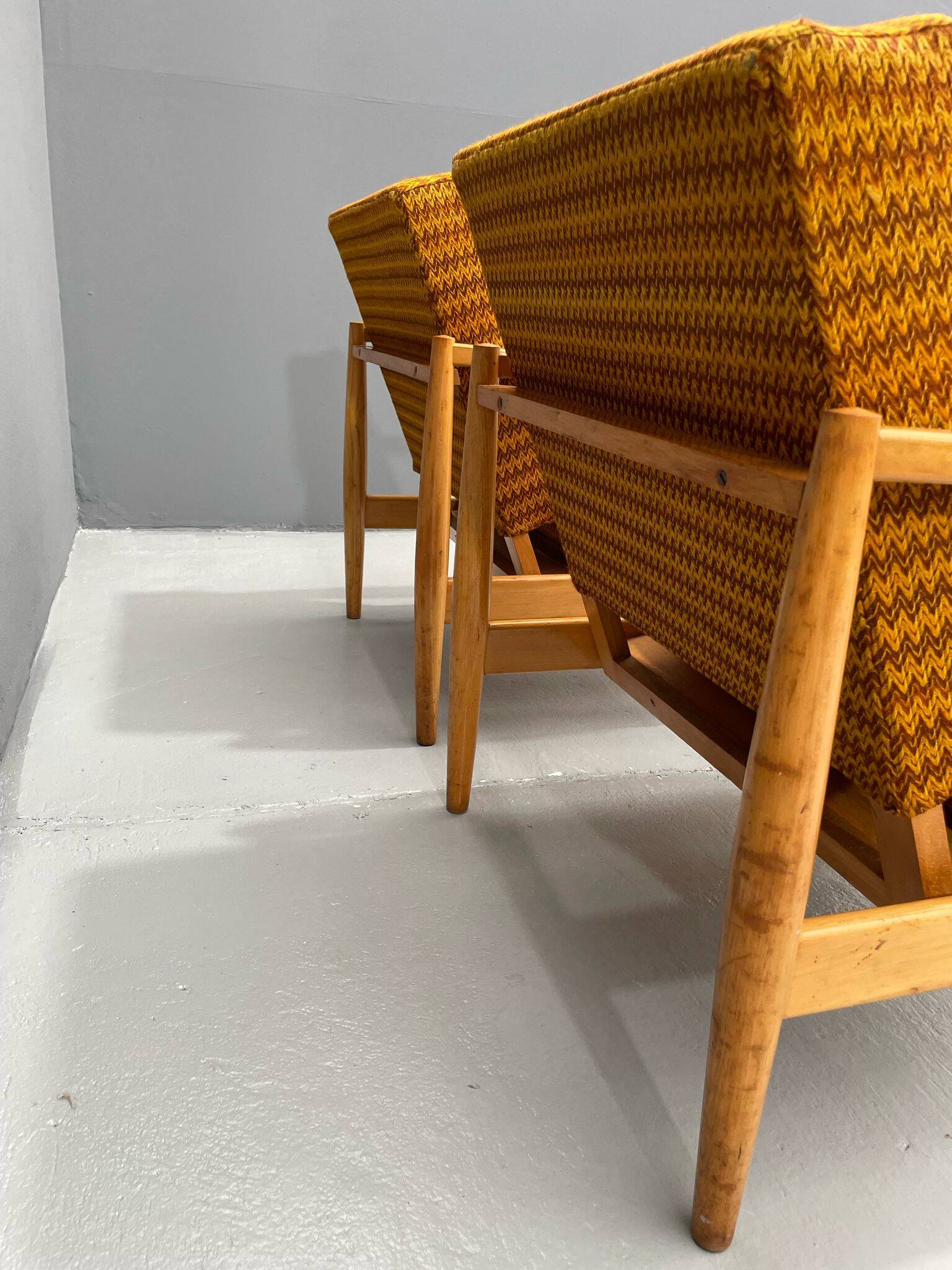 Pair of Armchairs by TON, Czechoslovakia, 1970s