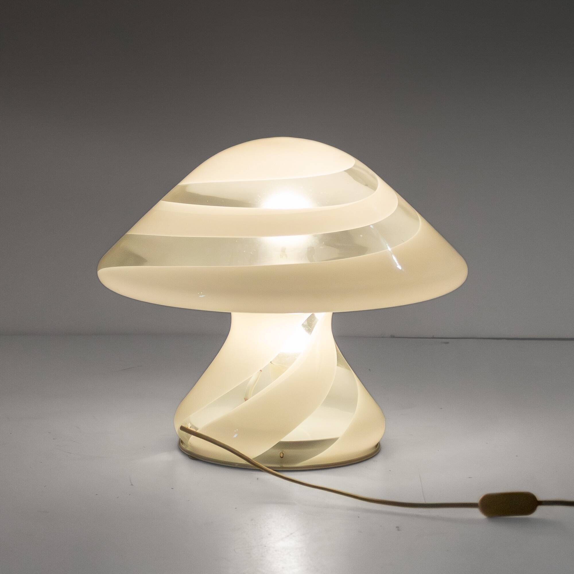 1970s Murano Glass Mushroom Table Lamp by Carlo Nason for Mazzega