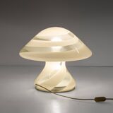 1970s Murano Glass Mushroom Table Lamp by Carlo Nason for Mazzega