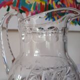 Carafe ou pichet en cristal taillé main