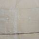 Drap/ nappe/ rideau en toile pur lin "Fleur bleue"