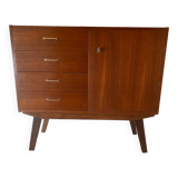 Commode vintage pieds compas