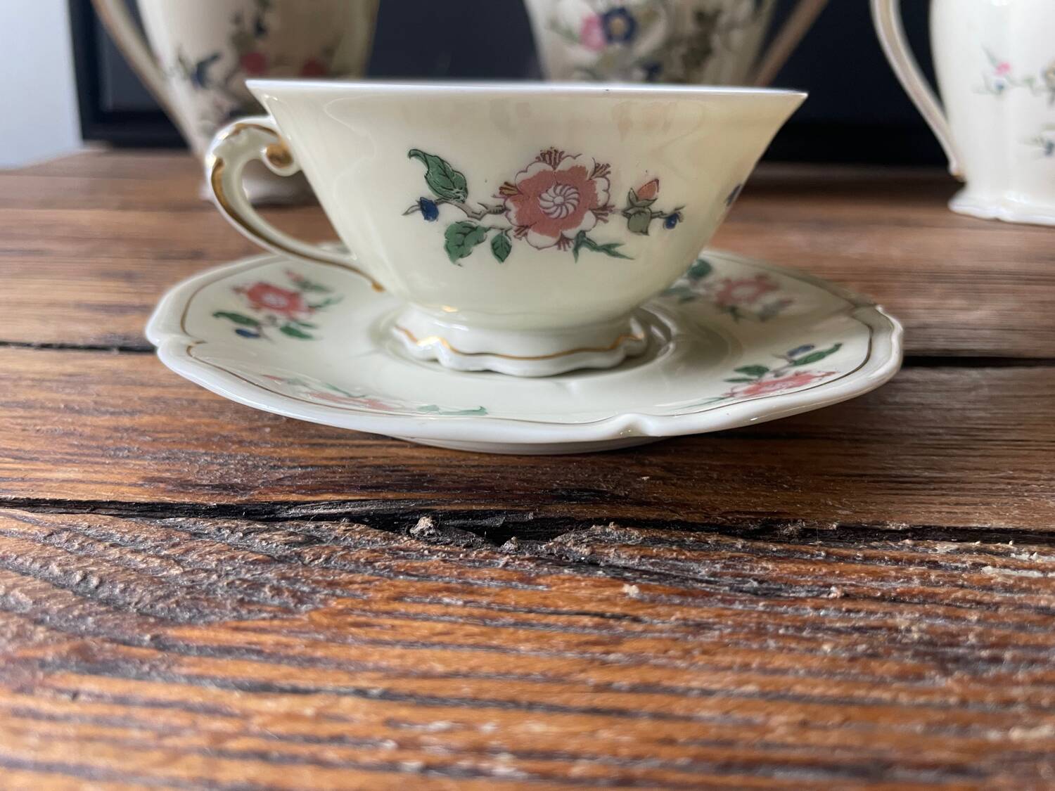 Fine Limoges porcelain coffee service