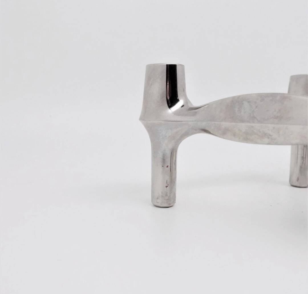 Lot 5 bougeoirs modulables BMF NAGEL 1970