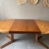 Vintage Baumann table with 2 extensions