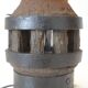 Vintage Floor Lamp Rustic Handmade Farmhouse Wood Wagon Wheel Light