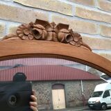 Miroir glace vintage style Louis XVI 1900 90x66cm