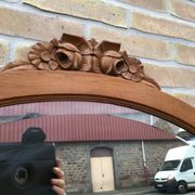 Mirror vintage ice cream style Louis XVI 1900 90x66cm