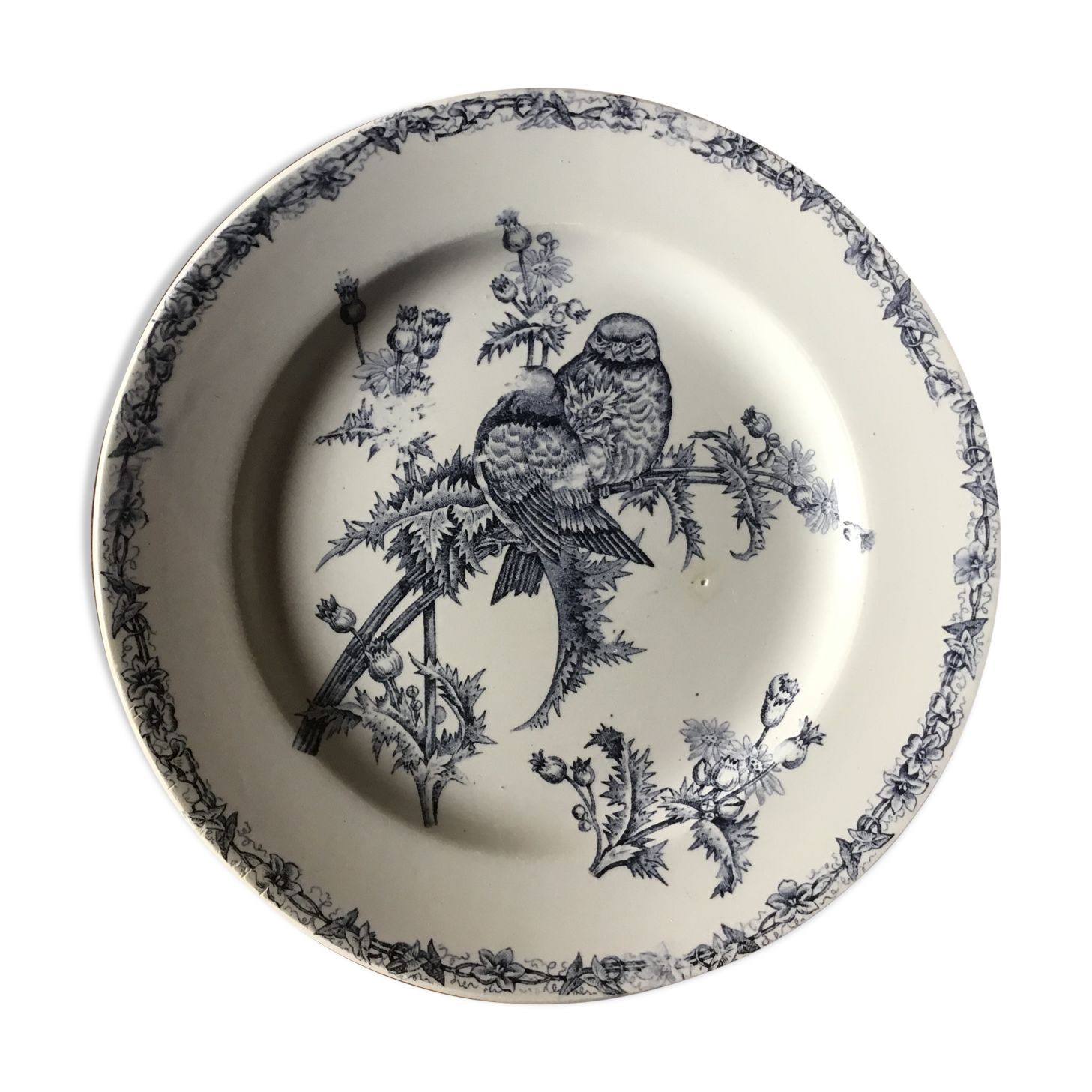 Plate Terre de fer Chardonnerets