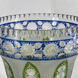 Bohemian Crystal Vase, Late 19th Century