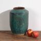 Antique turquoise green vase (circa 1820) #34