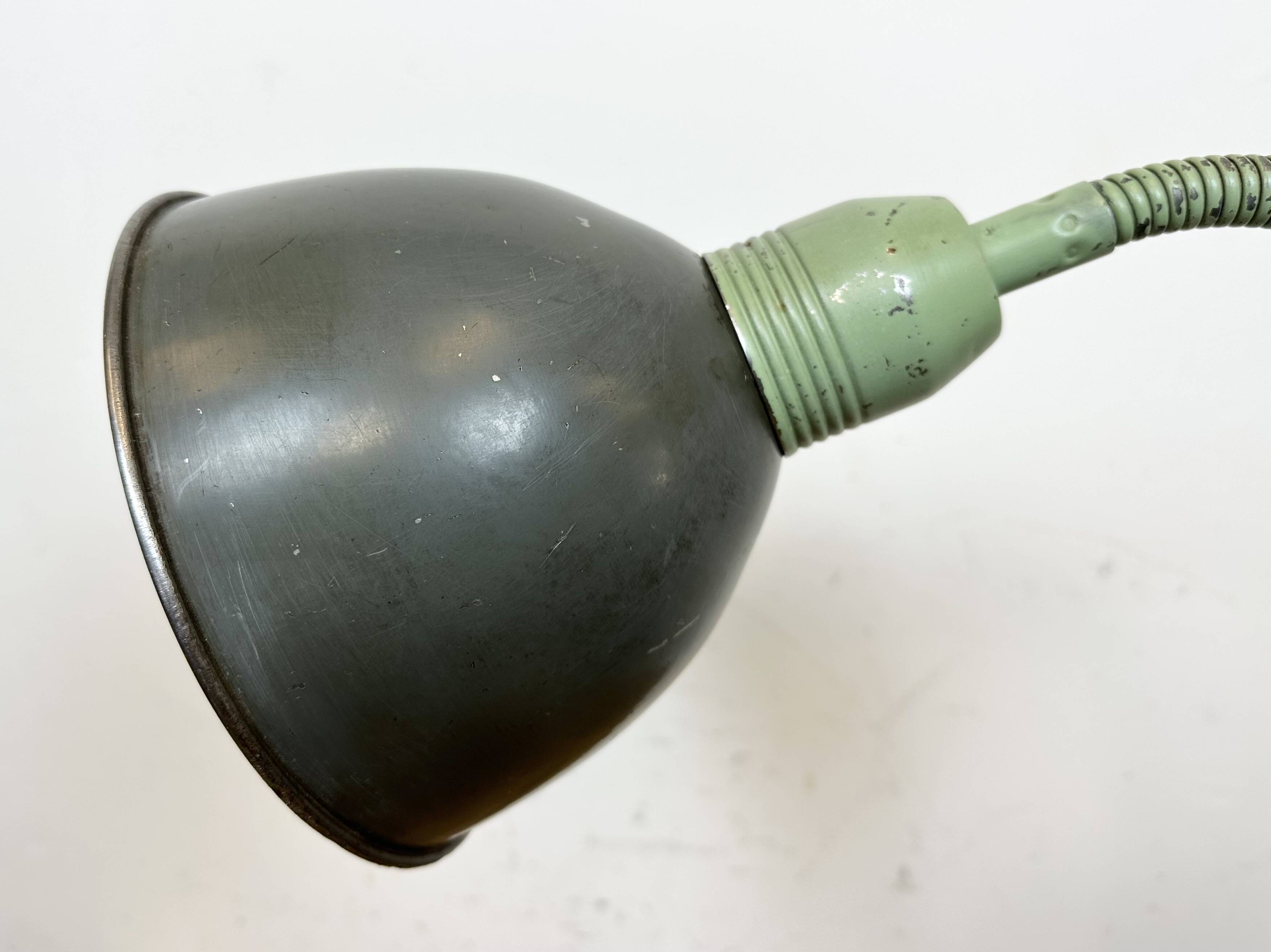 Lampe de Bureau Industrielle à Col de Cygne de Instala Děčín, 1960s
