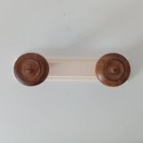 Rustic vintage wall coat rack