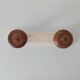 Rustic vintage wall coat rack
