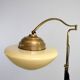 Art Deco brass floor lamp with adjustable height