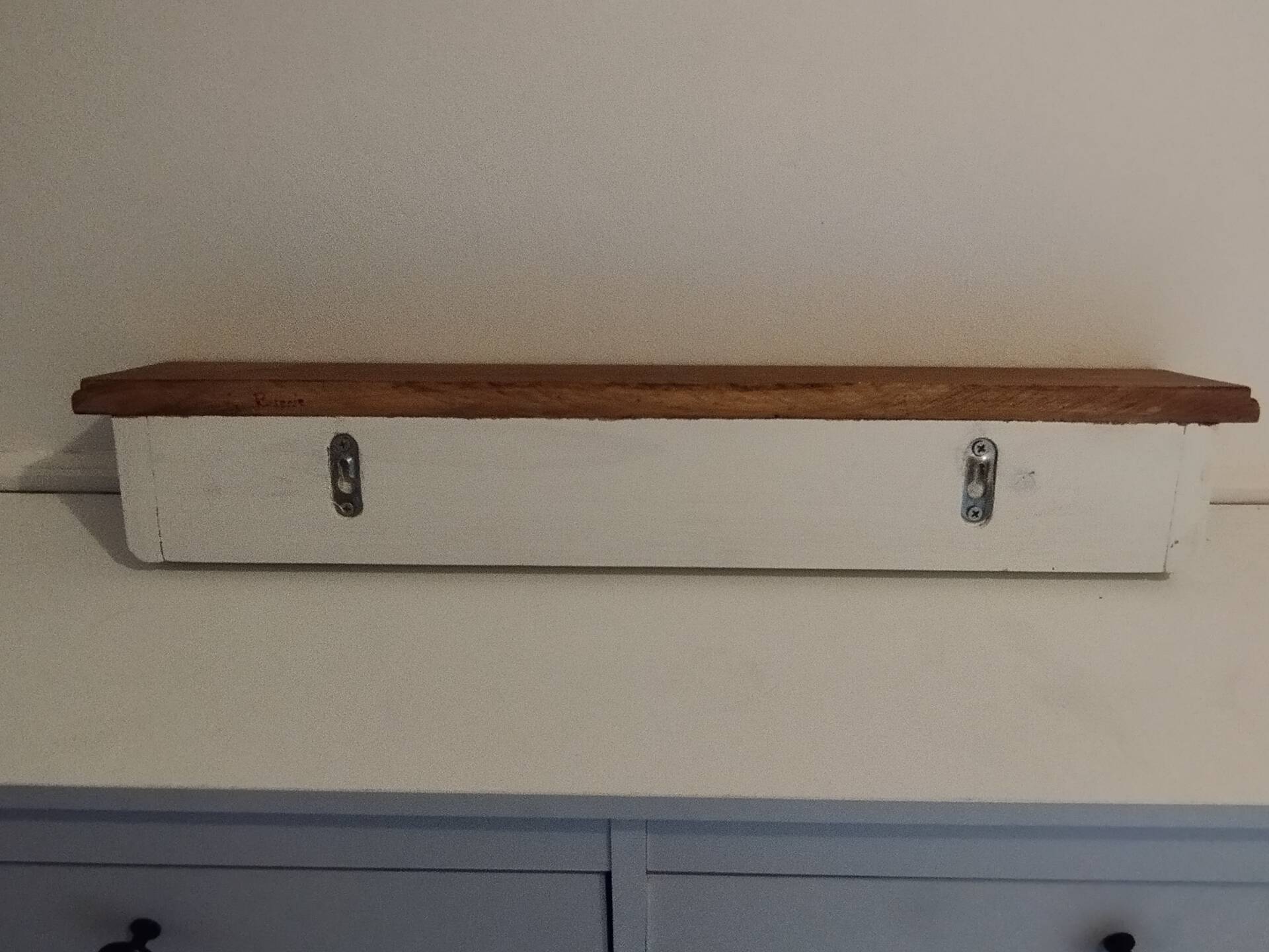 Handmade wall coat rack