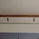Handmade wall coat rack
