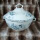 Antique soup tureen in ironstone