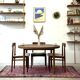 Table extensible en chêne, Danemark, années 1960/1970, vintage, milieu du siècle moderne