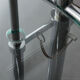 Set of 2 tabes Eileen Gray chrome model 1027