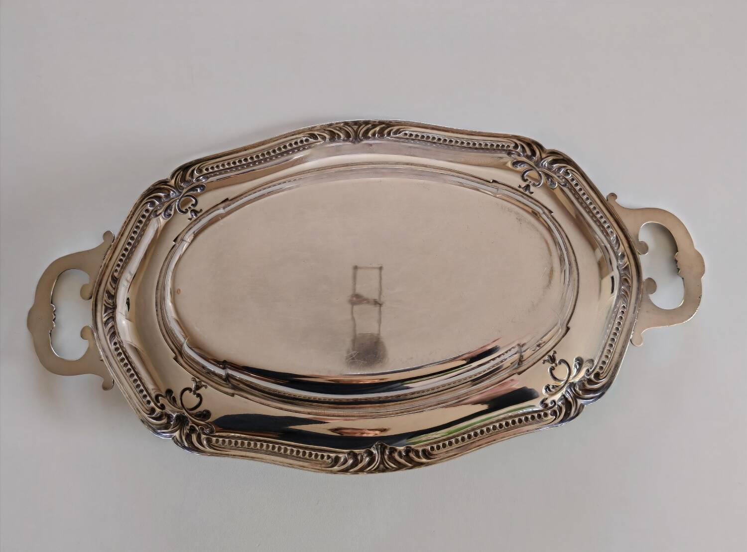 Silver-plated vegetable dish