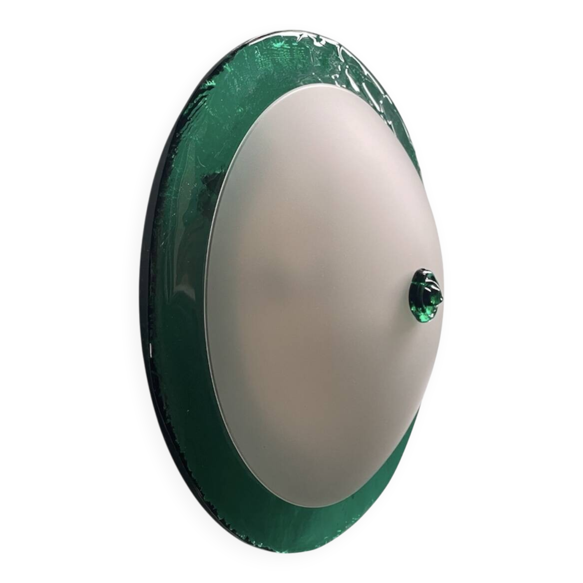 Italian design glass wall light post-modern 1980 Alberto Giberti