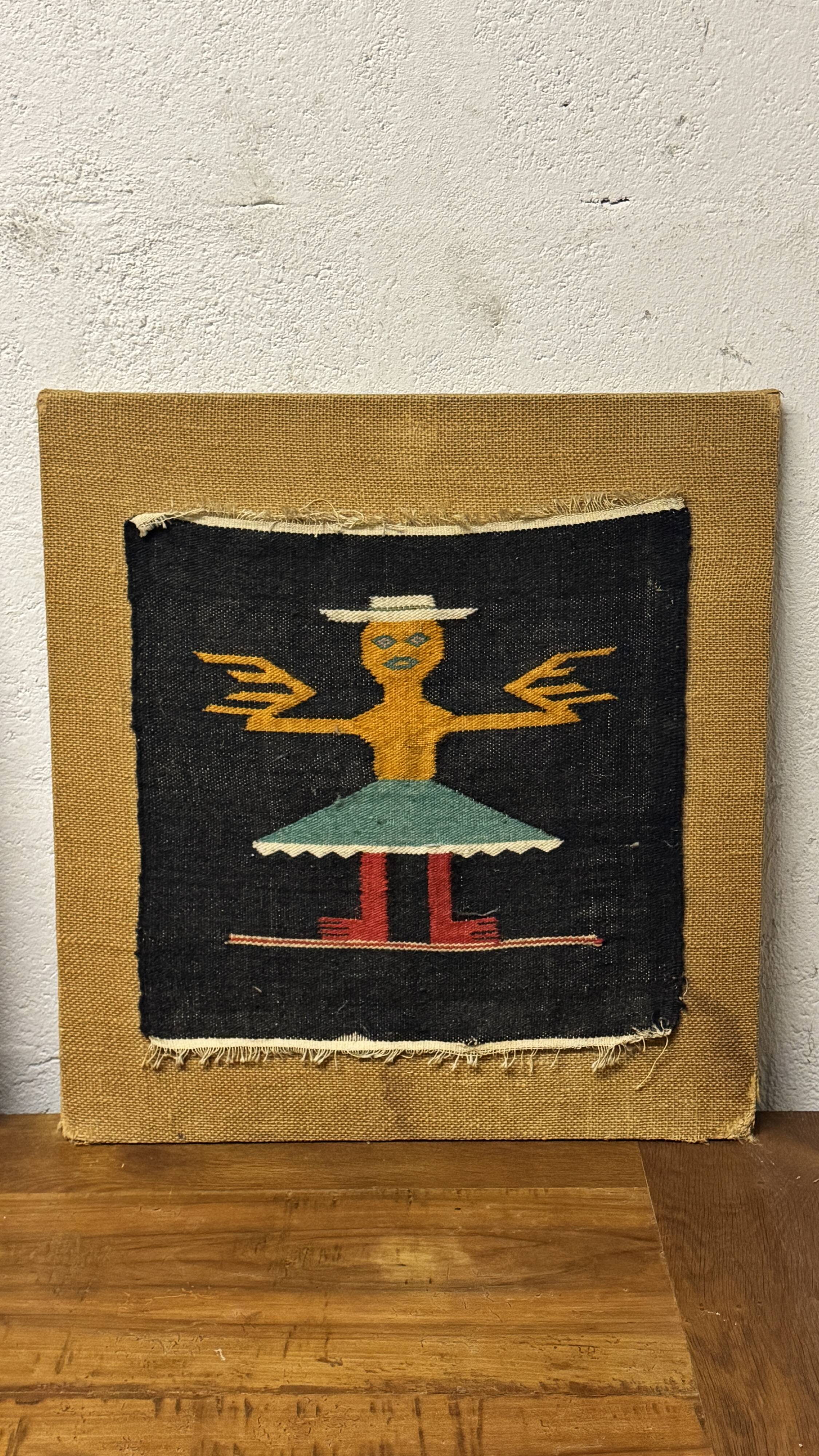 Paire de tapisseries andines, début 20ème siècle