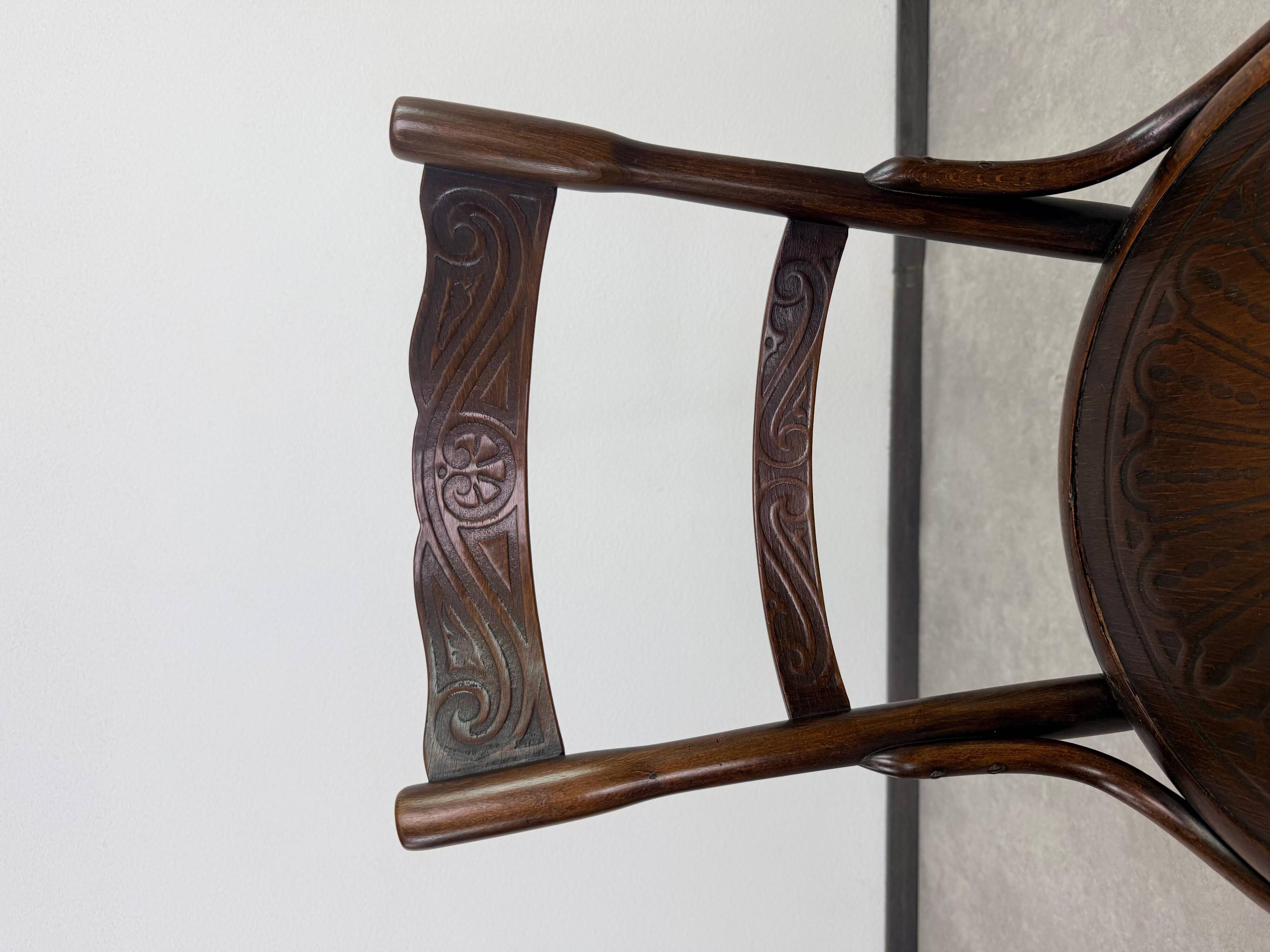 Set of 2 dining chairs by J&J Kohn