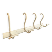 Fischel curved wood wall coat rack, Art Deco