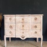 Patinated chest of drawers