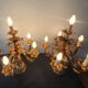 Antique gilded hand-forged hand-carved Florentine Louis XV, Italy