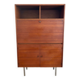 Teak and white Formica secretary, 1950