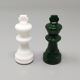 Chess set in volterra alabaster handmade made in italy