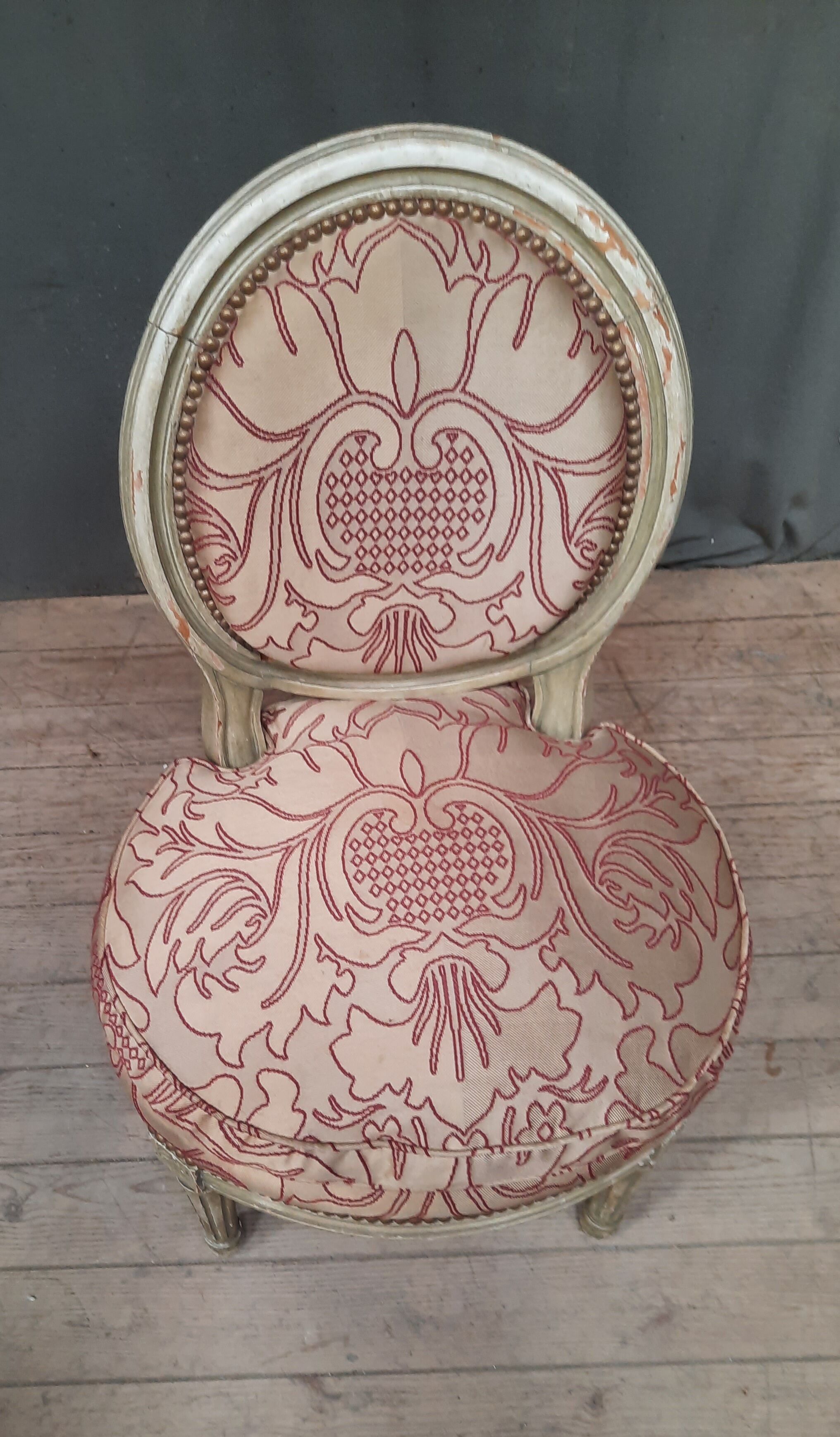 Louis XVI style low chair