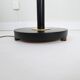 Art Deco Floor Lamp in Brass with Blackened Wood, 1940s