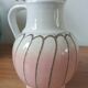 Vintage enamelled ceramic jug - Strelha GDR